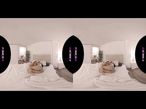 ❤️ PORNBCN VR دو لزبین جوان در واقعیت مجازی سه بعدی 4K 180 با شاخ از خواب بیدار می شوند ژنو بلوچی کاترینا مورنو ️  شلخته در ما